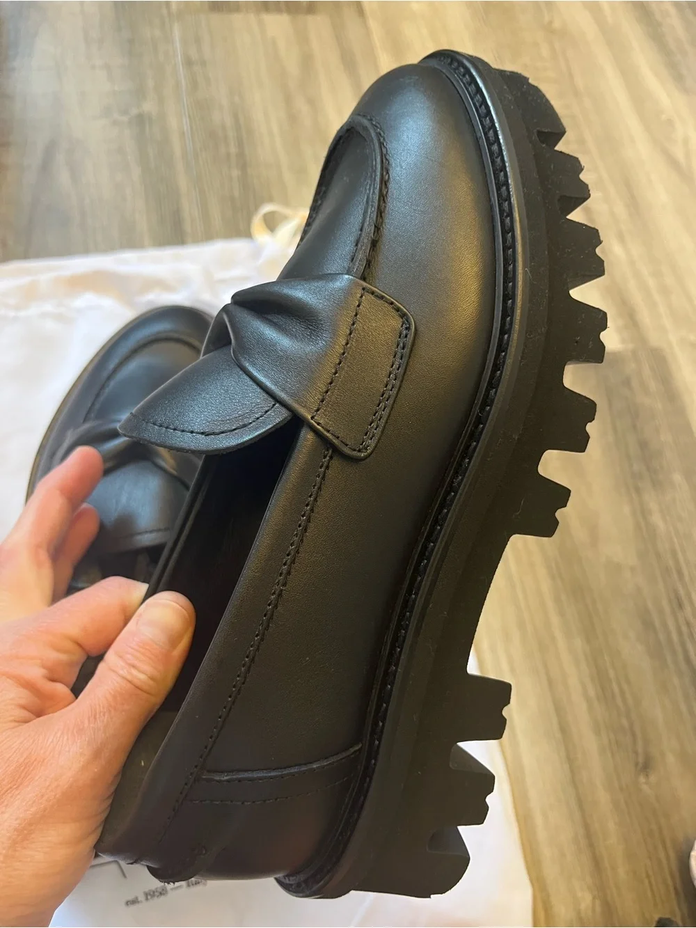AGL women’s lug loafers size 6.5